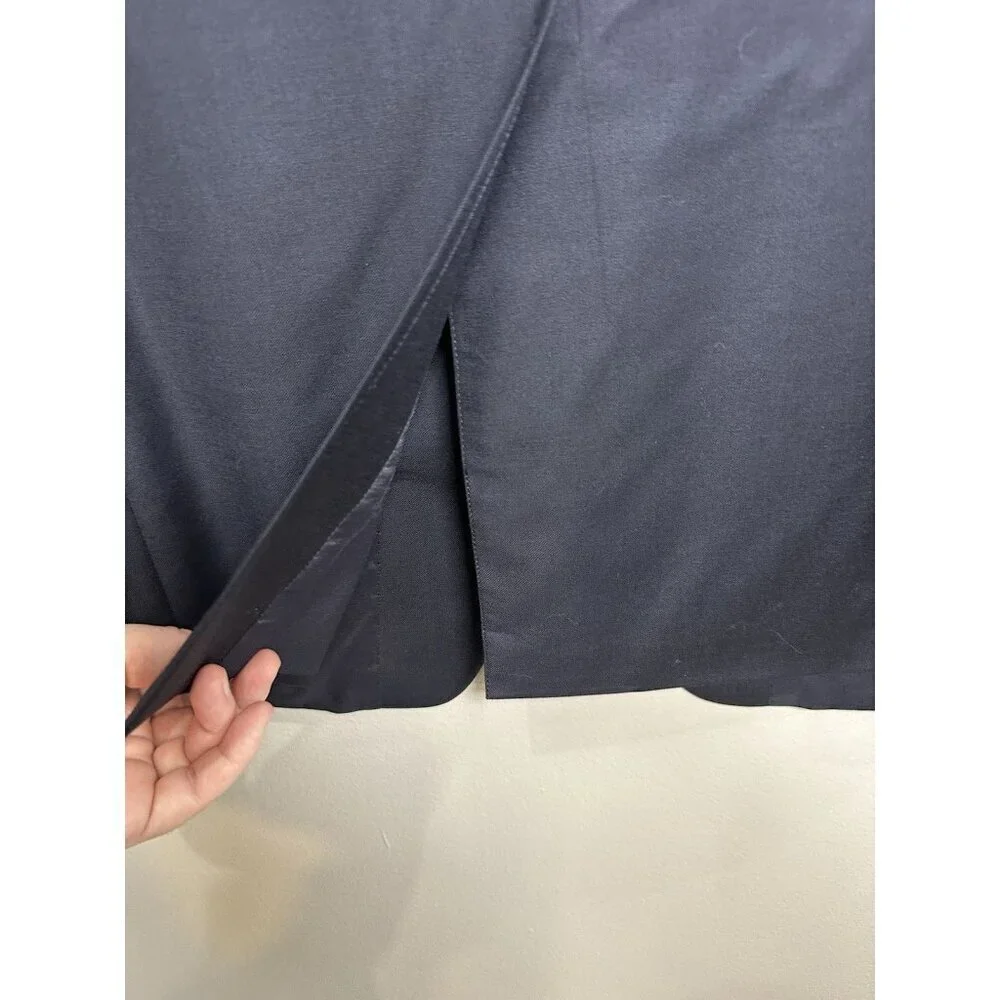 Lauren Ralph Lauren Blazer Jacket Mens Size 42L Wool Black Sport Coat